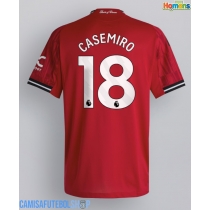 Camisa de time de futebol Manchester United Casemiro #18 Replicas 1º Equipamento 2025-26 Manga Curta